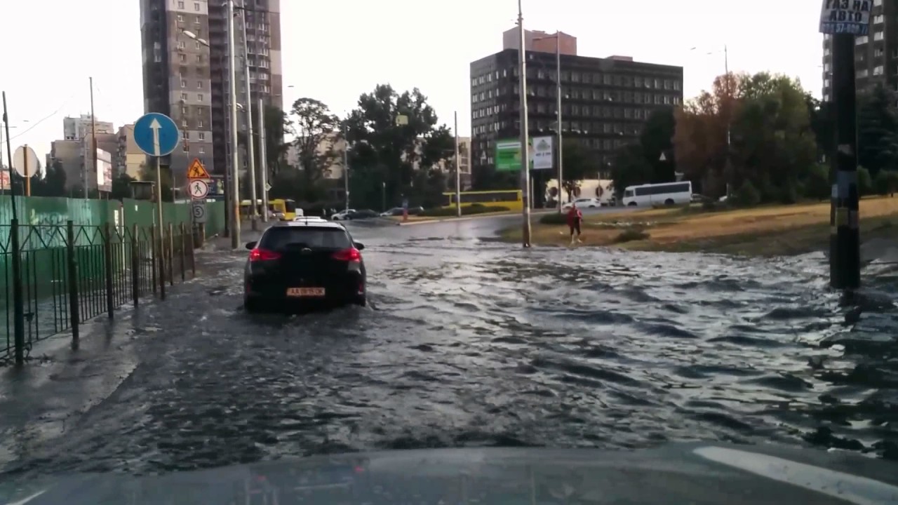 Киев потоп сегодня видео