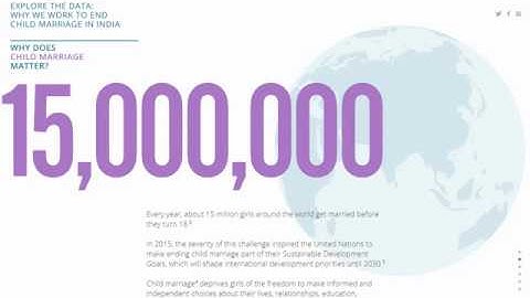 Explore the Data: Why We Work to End Child Marriage in India