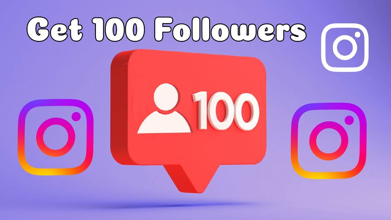 How to Get 100 Followers on Instagram - YouTube