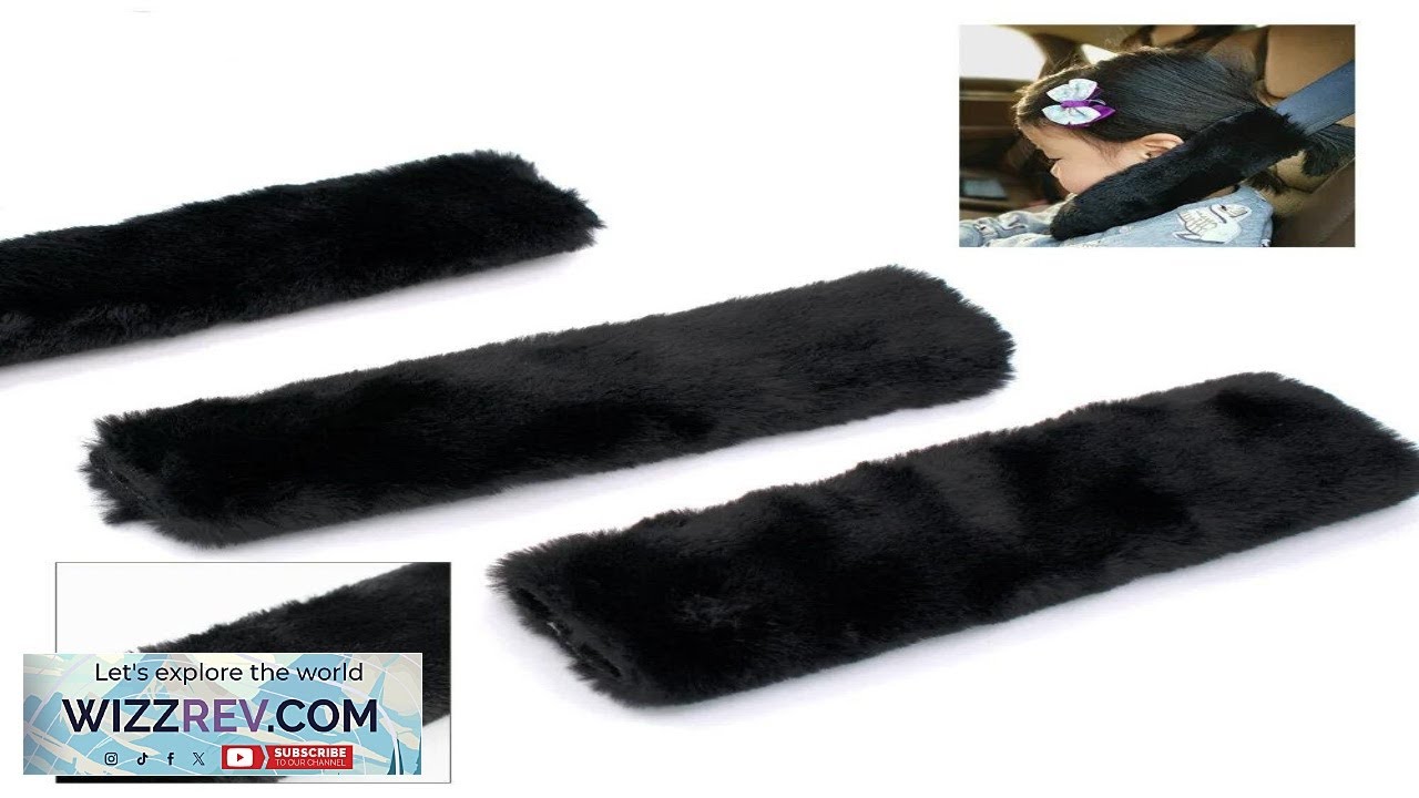 1 Pair Winter Car Seatbelt Shoulder Pad Cover Car Seat Belt Cover Review