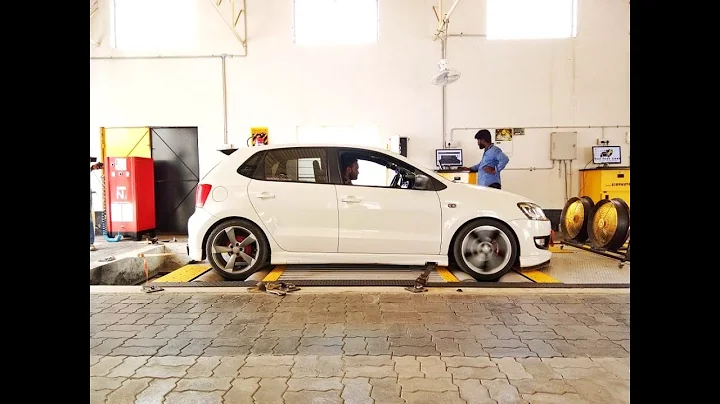 Remapped Volkswagen Polo dyno run at Dr Wilz Car Test Lane Coimbatore