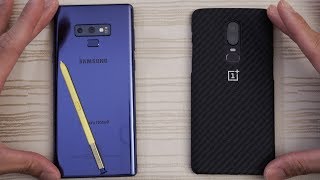 Samsung Galaxy Note 9 vs OnePlus 6 - Speed Test! What Will Happen?!