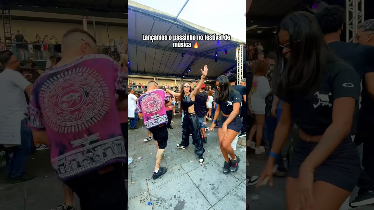 ⁣Lançamos o passinho no festival 🔥 Shuffle Dance Crew #dance #passinho #shorts #brasil