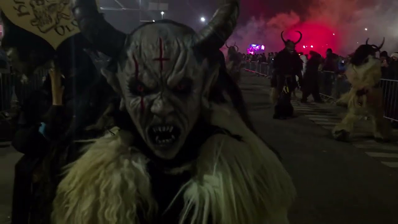 Krampus Olomouc   ohnivá Ostrava 9 11 2024