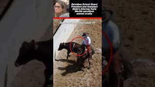 Why is a School Board President Protecting Illegal Animal Cruelty???