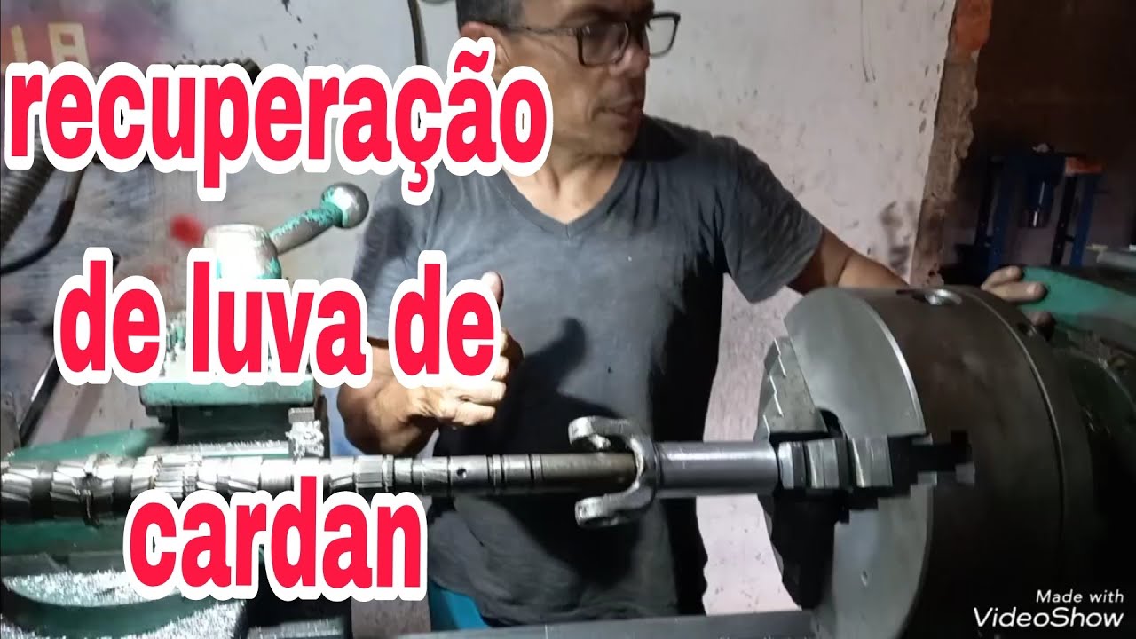 como recuperar luva de cardan