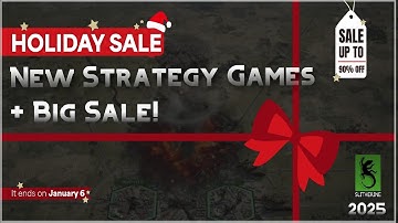 New Strategy Games Announced & Big End of Year Sale!