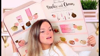 NEW* TOO FACED PEACHES AND CREAM COLLECTION! FIRST IMPRESSIONS \/ HITS \& MISSES | Casey Holmes