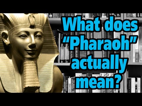 Video: Beteken farao koning?