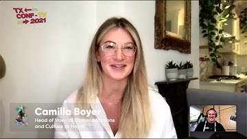 "The Future of Work Culture" w. Camilla Boyer, Head of Internal Communications and Culture at Hopin