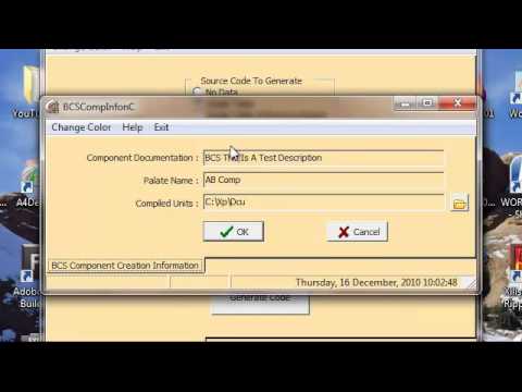 BCS Generate Delphi XE Program Supporting ADO
