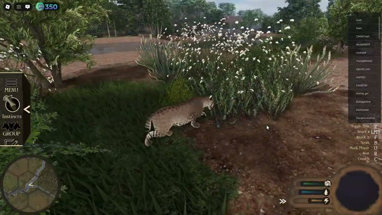 Hunting horses down on Ecos: La Brea Roblox