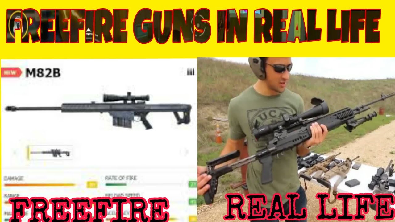 Freefire Guns In Real Life || Freefire AWM Gun In Real Life || Freefire