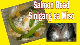 Salmon head sinigang sa miso(vlogs#34 ...