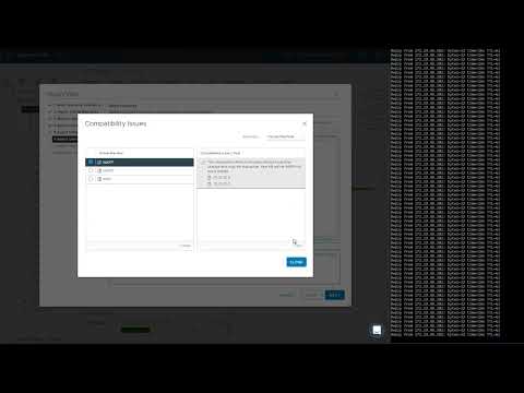 Demo showing Cross vCenter vMotion between on-prem and VMware Cloud on AWS