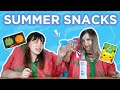 Trying Japanese SUMMER Snacks 2020 (IN A WEIRD WAY PT. 3)