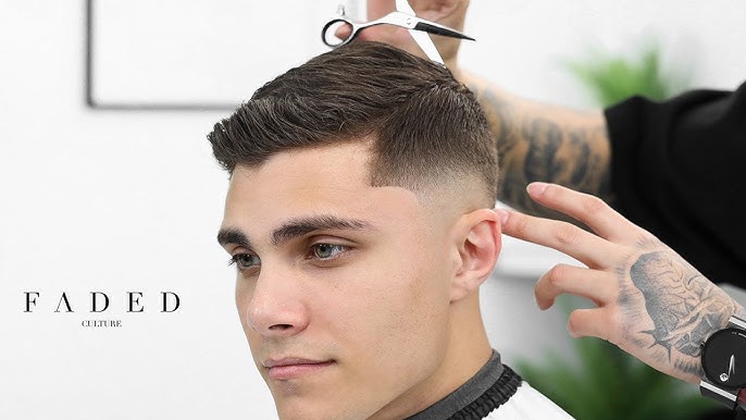 Men's Haircut, Fade Cutting Hair