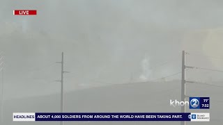 4 schools closed, Lahaina brush fire burns 850 acres