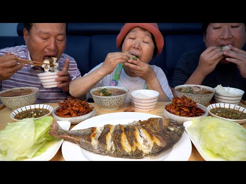 밥도둑 오징어 요리와 <strong>옥돔구이</strong>! (Grilled Sea bream, Squid soup, Seasoned squid) 요리&amp;amp;먹방!! - Mukbang eating show