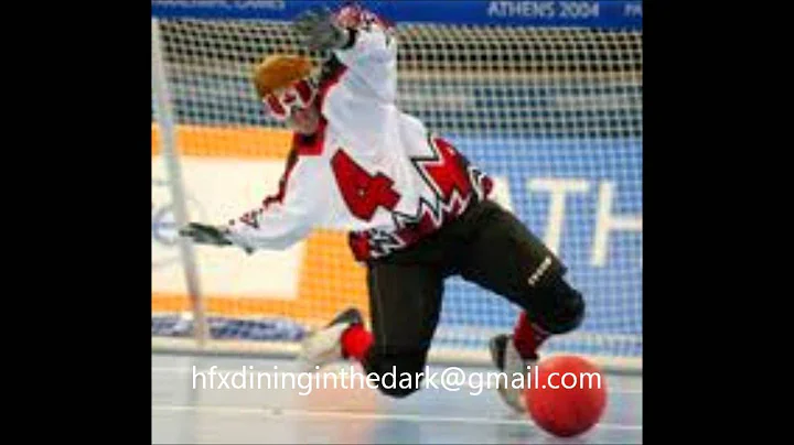 Goalball athletes Adam Noble and Jennifer McNeal