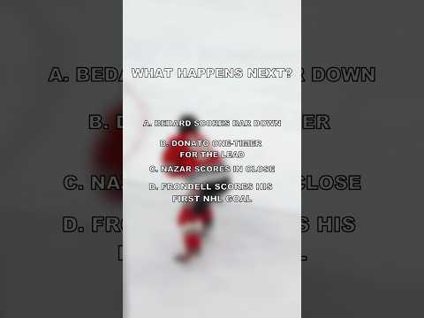 what happens next?!? who got it right? #franknazar #hockey #chicago
