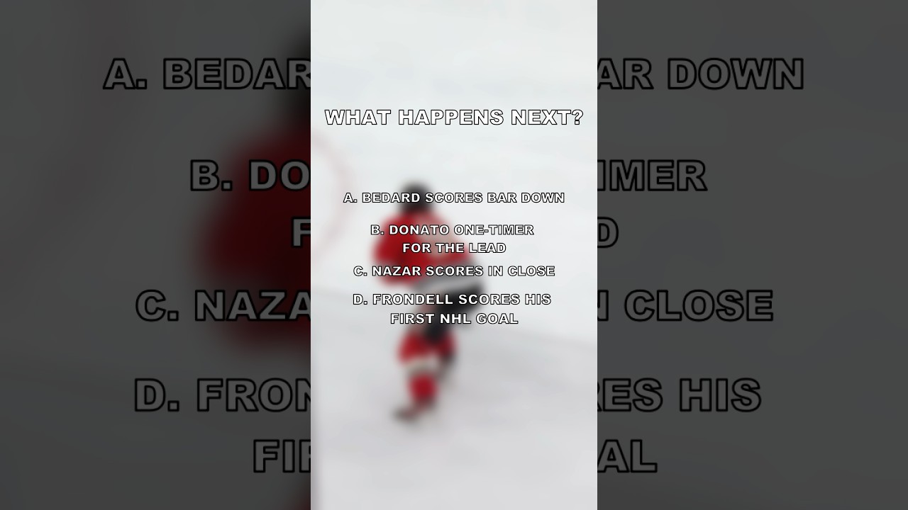 what happens next?!? who got it right? #franknazar #hockey #chicago