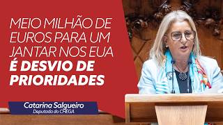 Meio Milhão De Euros Para Um Jantar Nos Eua É Desvio De Prioridades