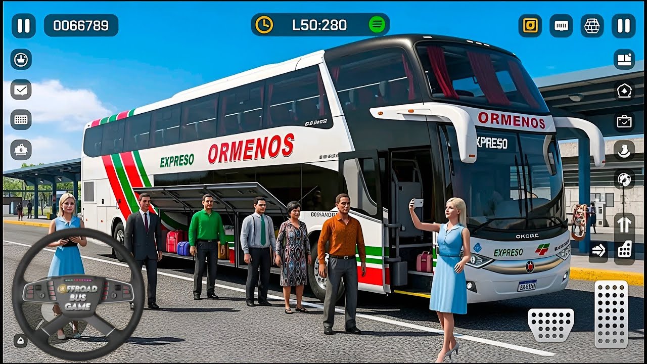 US Bus Driving Simulator 3D - Public Transporter Bus Driver - Android GamePlay