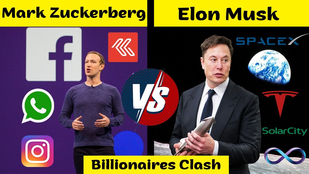 Mark Zuckerberg VS Elon Musk Comparison Qualification, Career, Net