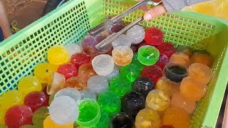 Thailand Street Food | Colorful Jelly in Chiang Mai - Hungry Bear