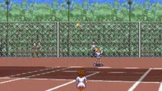 Ace wo Nerae [エースをねらえ!] Game Sample - SNES/SFC - YouTube