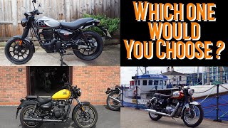 Royal Enfield Meteor350/Classic350/Hunter350 which to choose? Date night with the Enfield Triplets
