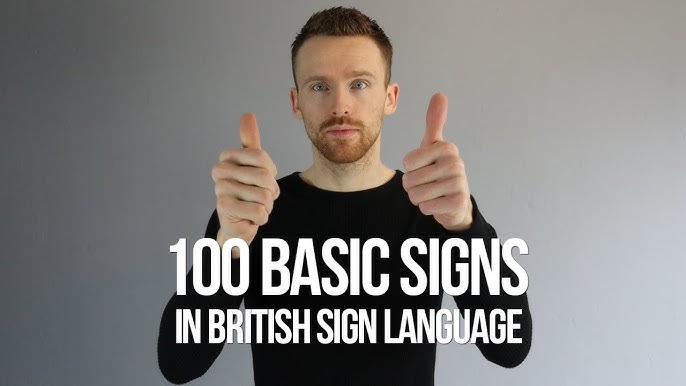 Fingerspelling Alphabet - British Sign Language (BSL)