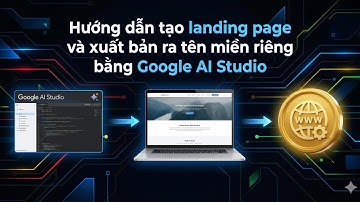 Không cần biết Code! Tự tạo Landing Page & Tên miền riêng với Google AI Studio