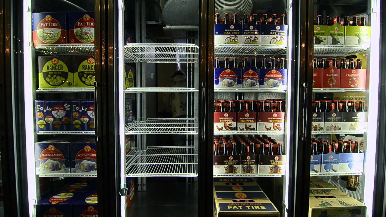 bikesens Cleaning out the fridge is fun at New Belgium ...