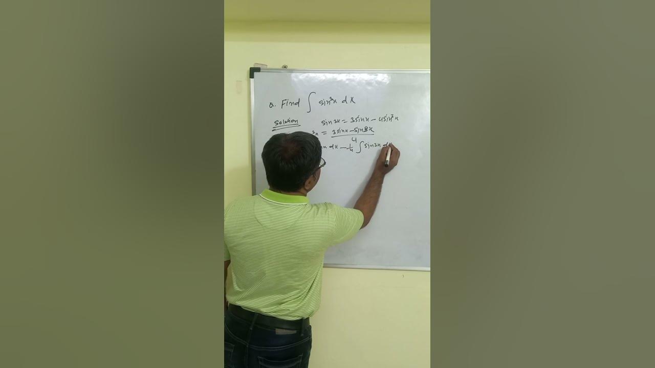 Find Integration Of sin Cube X dx class12maths shorts find-integration-of-sin-cube-x-dx-class12maths-shorts