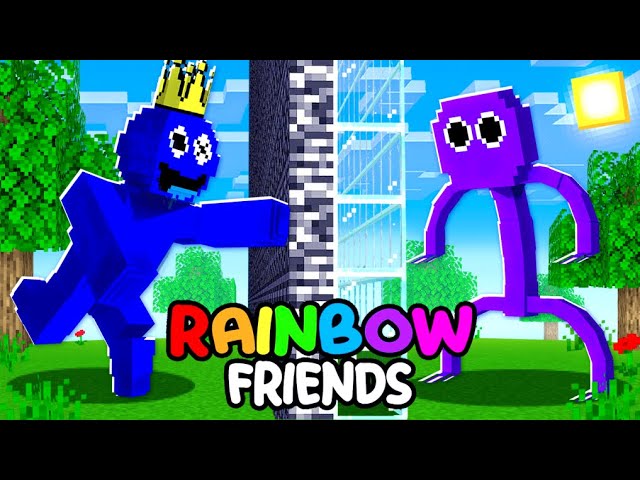 BLUE Rainbow Friends Minecraft Build Challenge #minecraft