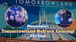 Disneyland Announces Major Tomorrowland Refresh at D23! 🚀