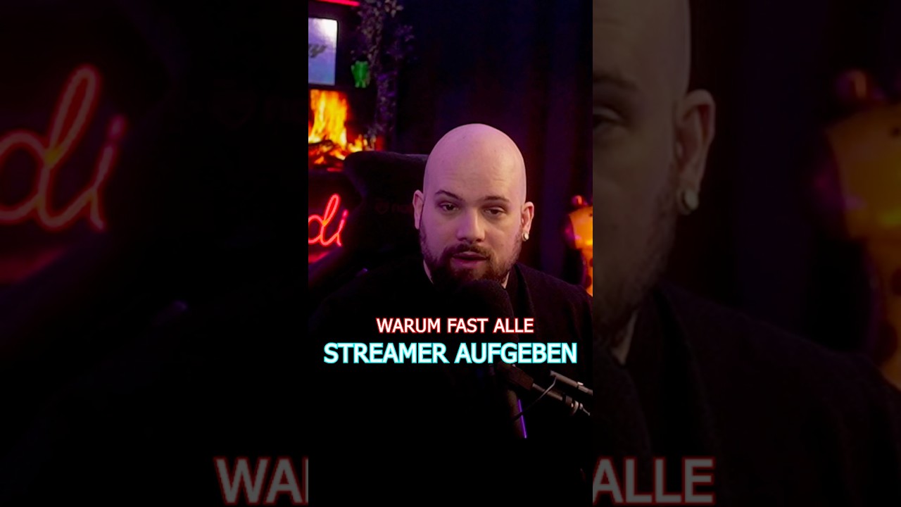 Warum fast alle Streamer aufgeben – die Wahrheit, die keiner ausspricht.