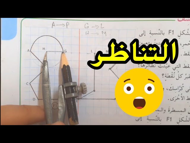 شرح درس التناظر للسنة الخامسة الهندسة
