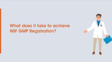 FIVE Easy Steps to NSF GMP Registration