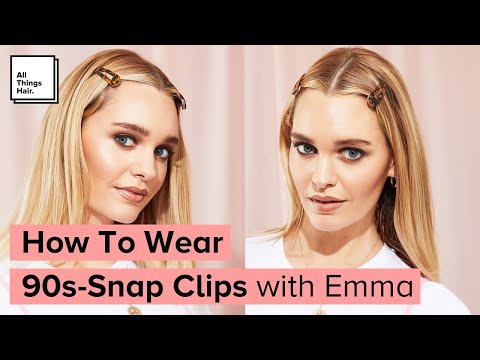 How to make Faux Leather Snap Clips - Hair Clip Tutorial - Maisie Moo  Design - YouTube