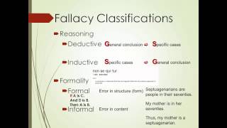 Intro to Fallacies