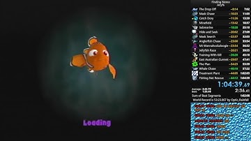 Finding Nemo PS2 Any% Speedrun in 1:04:39