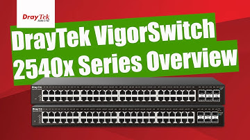 DrayTek VigorSwitch 2540x Series Overview
