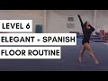 Elegant  spanish gymnastics floor routine  taylor krippner