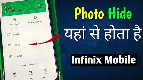 How to Hide Photos in Infinix | Hidden album | Private Album | Xhide | Private safe