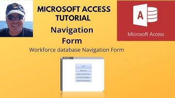 This video explains how to create a navigation form in Microsoft Access