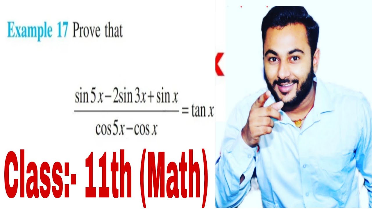 Example 17 Exercise 3 Class 11th Prove That sin5x 2sin3x Sinx example-17-exercise-3-class-11th-prove-that-sin5x-2sin3x-sinx