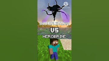 WITHER STORM VS HEROBRINE | #minecraftshorts  #mobs #entity #shorts #minecraft #minecraftvs #vs
